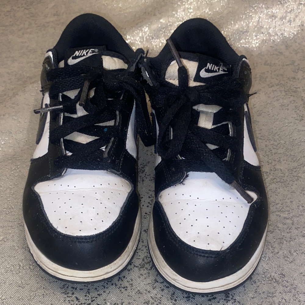 Nike Kids Black and White Sneakers
